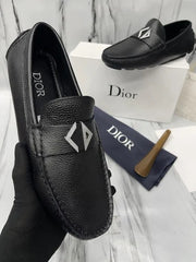 High Quality Imported Pure Leather Brand Logo Shoes