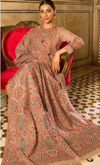Bareeze 15 – 3 Piece Embroidered Karandi Dress