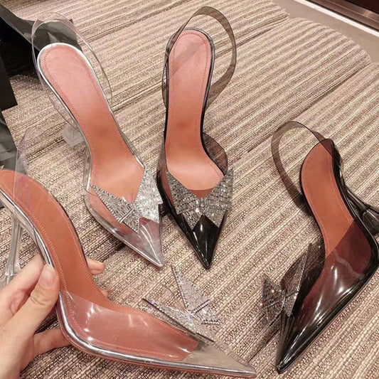High Quality Imported Butterfly Design High Heels