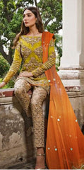 Ayesha Imran 03 - 3 Piece Mysuri Dress Dress with Net Dupatta