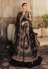 Afrozeh 07 (A Plus Replica) - 3 Piece Bareeze Net Dress