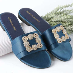 Brand Logo Soft Flat Slipper