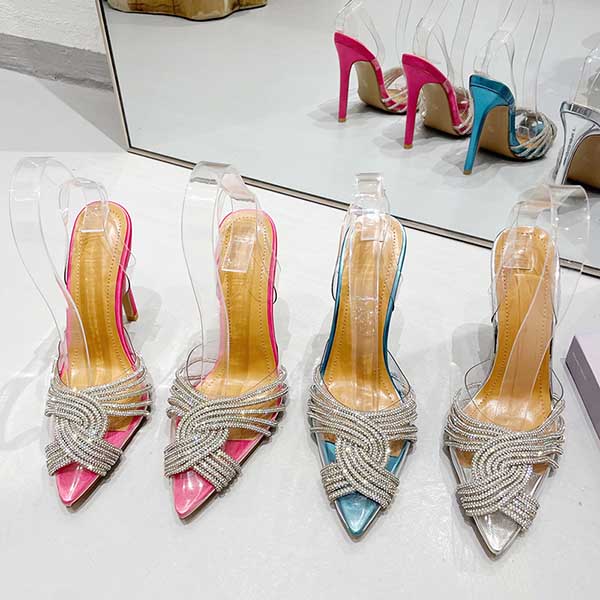 Modern white closet and square shelves with female colorful expensive high  heels shoes and sneakers — collection, row - Stock Photo | #357509012