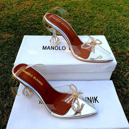 High Quality Stylish Transparent Heels