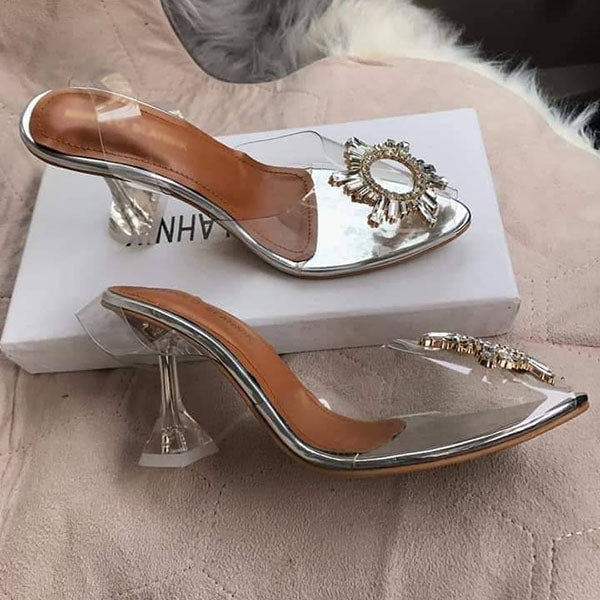 High Quality Stylish Transparent Heels