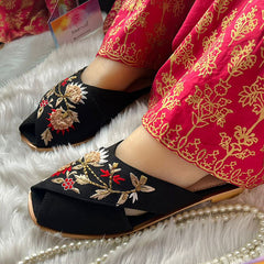 Embroidered Soft Peshawari Style Slipper