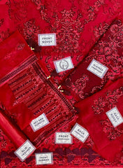 Maryam Hussain 01 - 3 Piece Net Dress with Net Dupatta