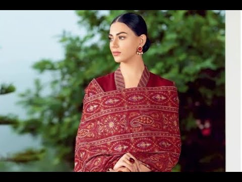 Bareeze 46 – 3 Piece Embroidered Karandi Dress with Shawl