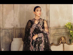 Afrozeh 07 (A Plus Replica) - 3 Piece Bareeze Net Dress