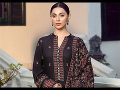 Bareeze 41 – 3 Piece Embroidered Karandi Dress with Shawl